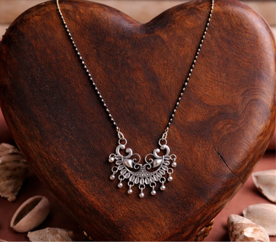 Antique Silver Mangal Sutra