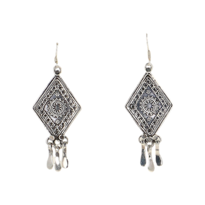 Jantra-Maati Medallion Jhumki