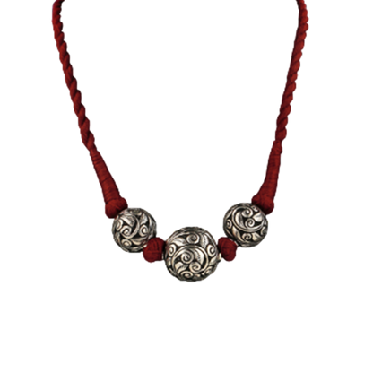 Trikhand Laal Necklace