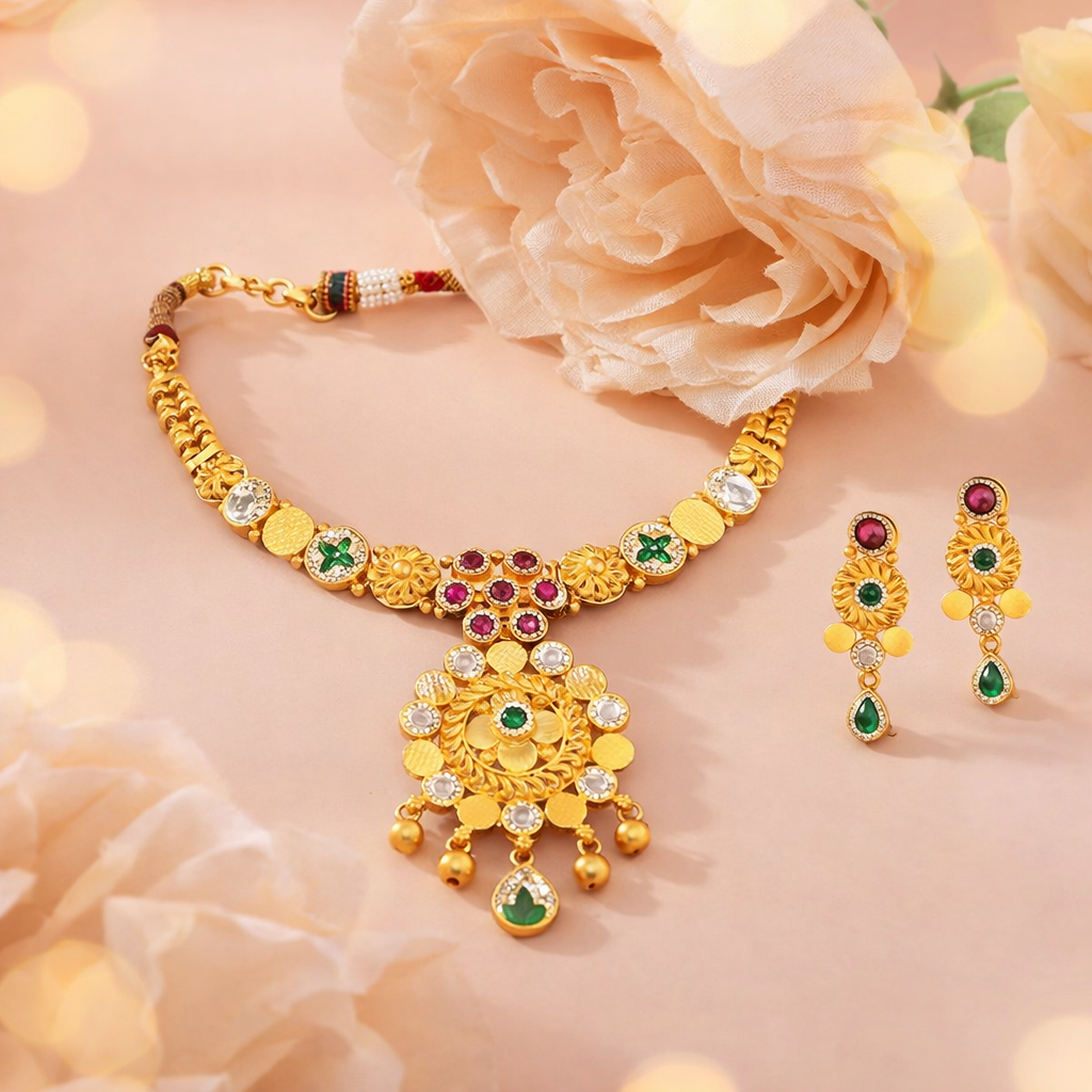 Nanda Surya Ratna Haar Set