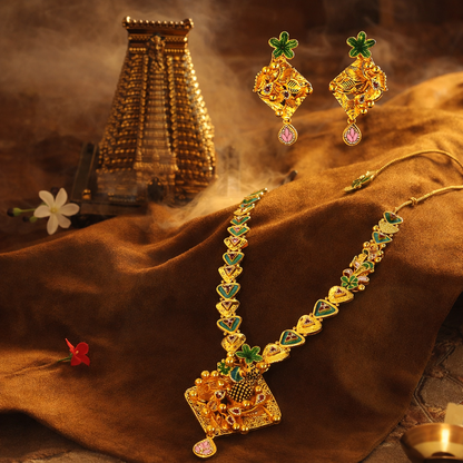Kedarkhand MayurValli Haar Set