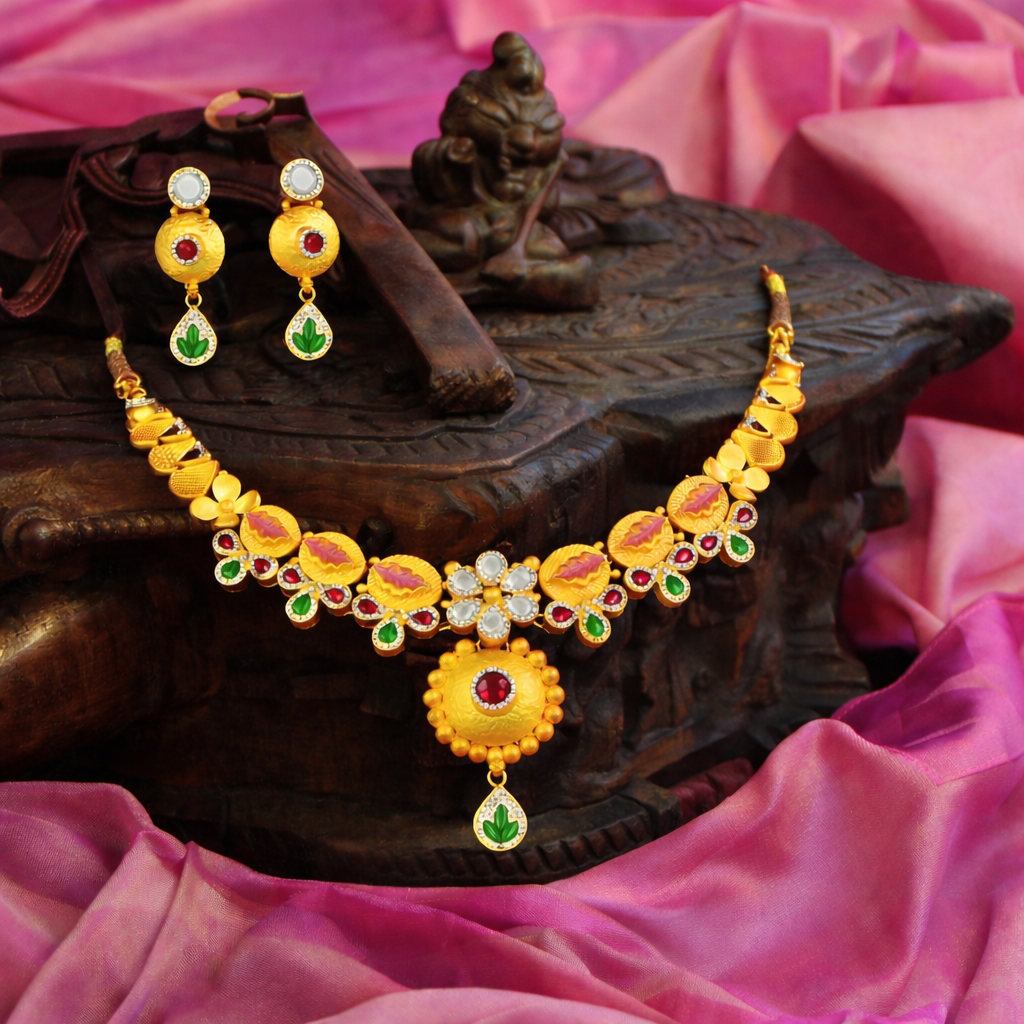 Badri Surya Necklace Set