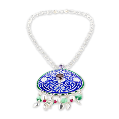 Chitraani Blue Necklace