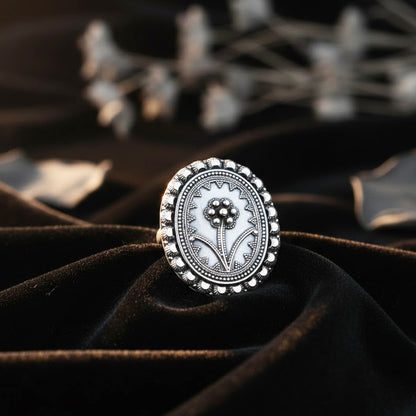 Aakriti Silver Ring