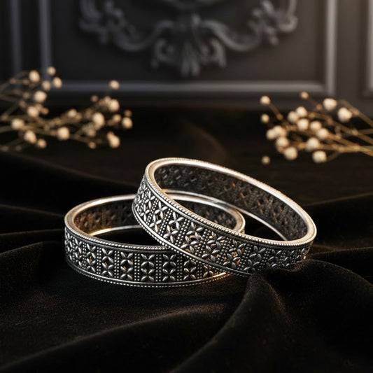 Sanchit Craft Silver Bangles