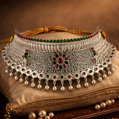 Badrika Pushp Rajat Choker