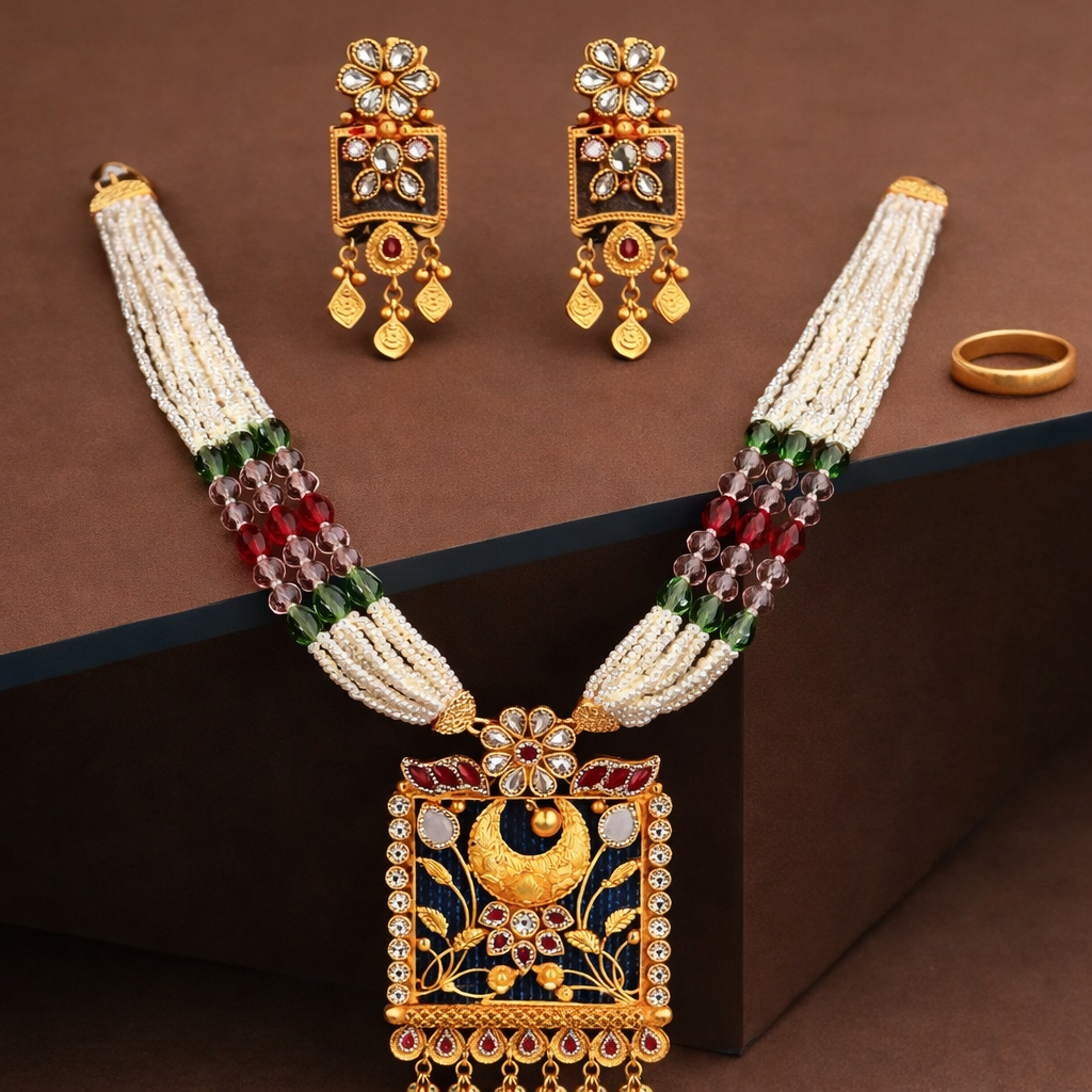Chandrakriti Rajsi Haar Set