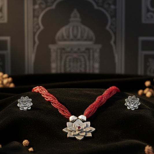 Kauthigaar Laal Necklace Set