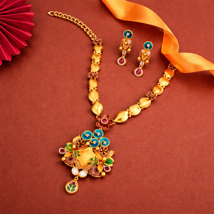 Brahmakamal Pushpavali Haar Set