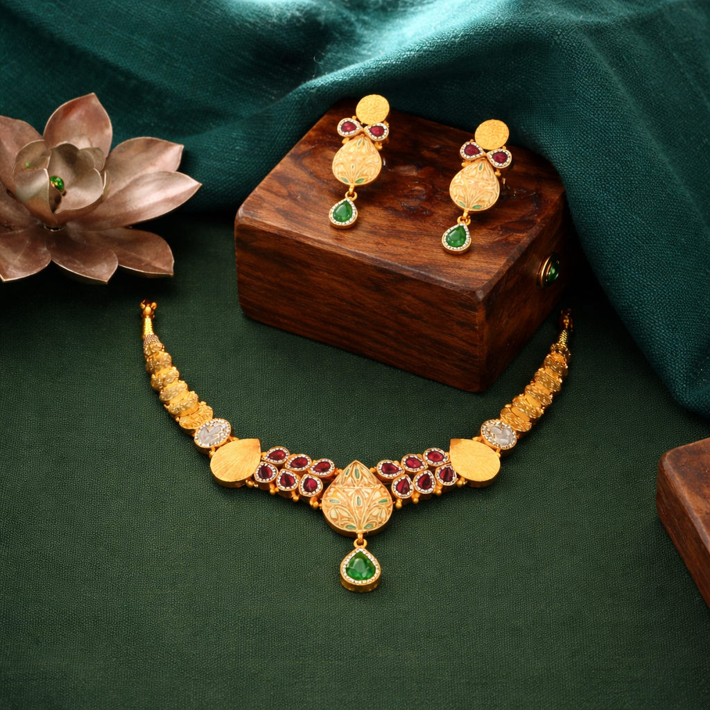 Panchachuli Swarna Ratna Set