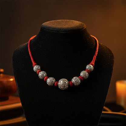 Garh Panch Laal Moti Necklace