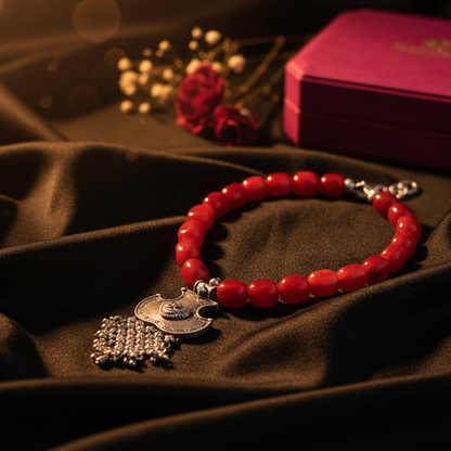 Pauri-Peak Scarlet Necklace