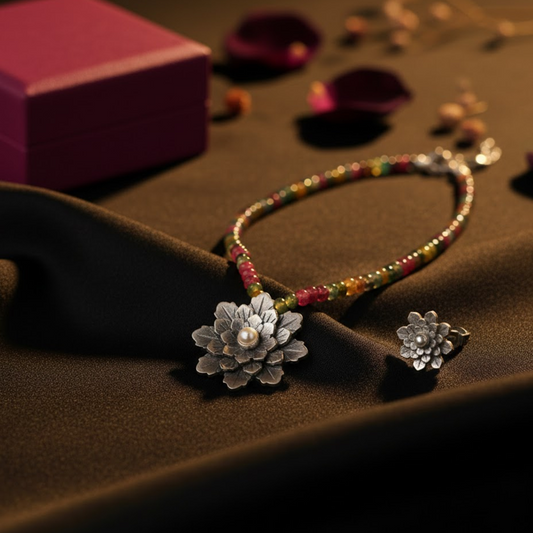 Rangmila Charm Necklace Set