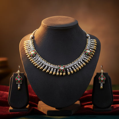Kedar Kamal Necklace Set