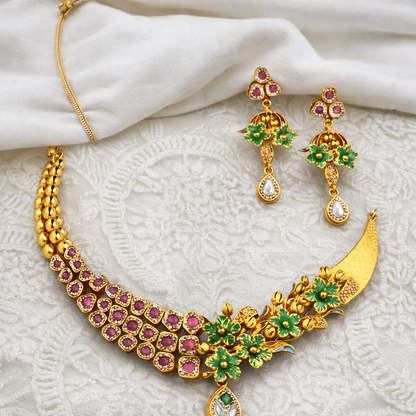 Kumaoni PushpChandra Vaibhav Necklace Set