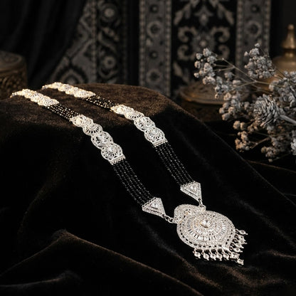 Chandrika Silver Necklace