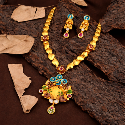 Brahmakamal Pushpavali Haar Set