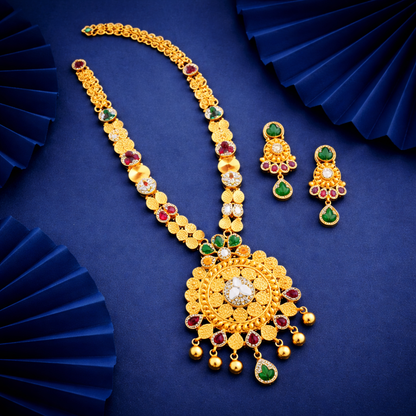 Trishul Parvati Rajratna Haar Set