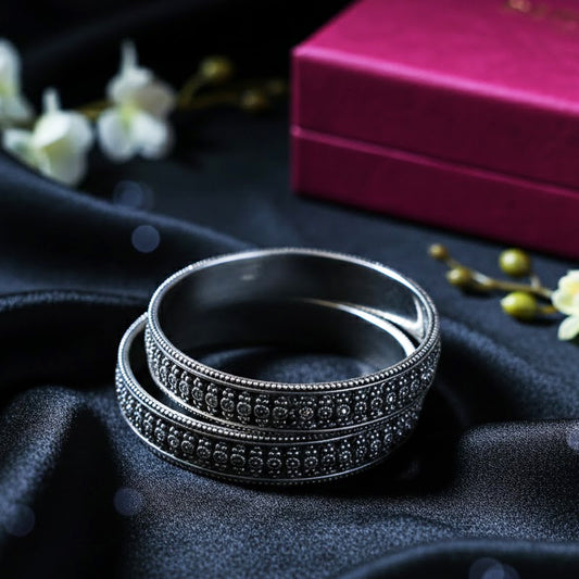 Oon-Buni Silver Bangles