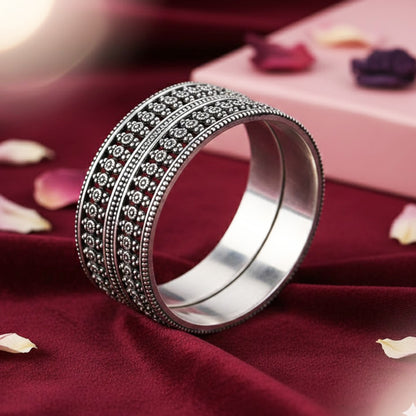 Oon-Buni Silver Bangles