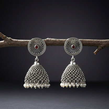 Shailprerna Silver Jhumki