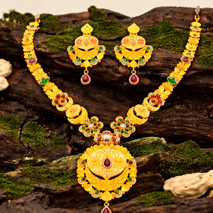 Nanda Devi Pushpabhushan Haar Set