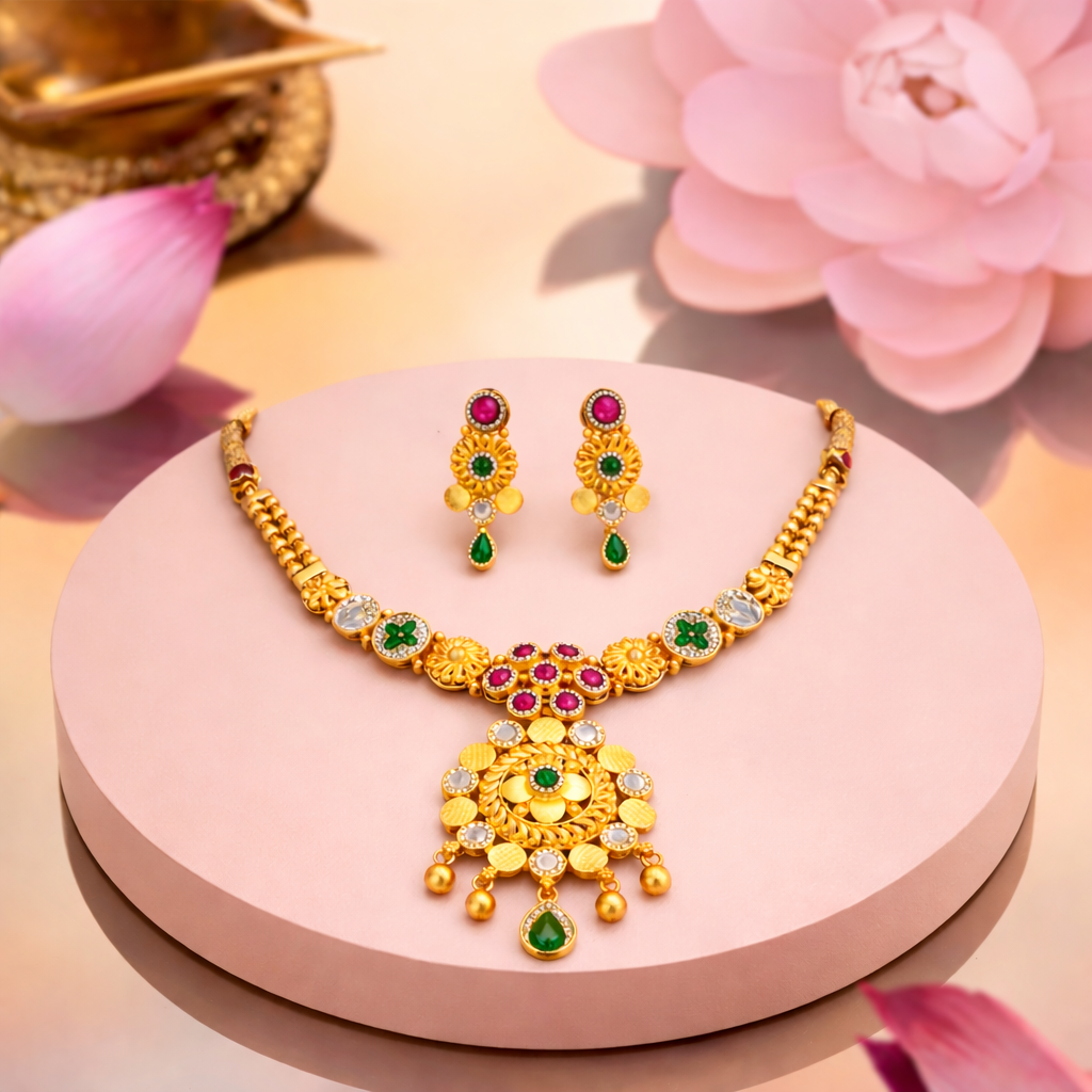 Nanda Surya Ratna Haar Set