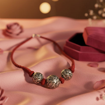 Trikhand Laal Necklace