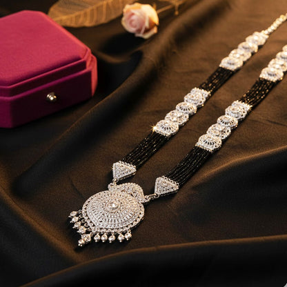 Chandrika Silver Necklace