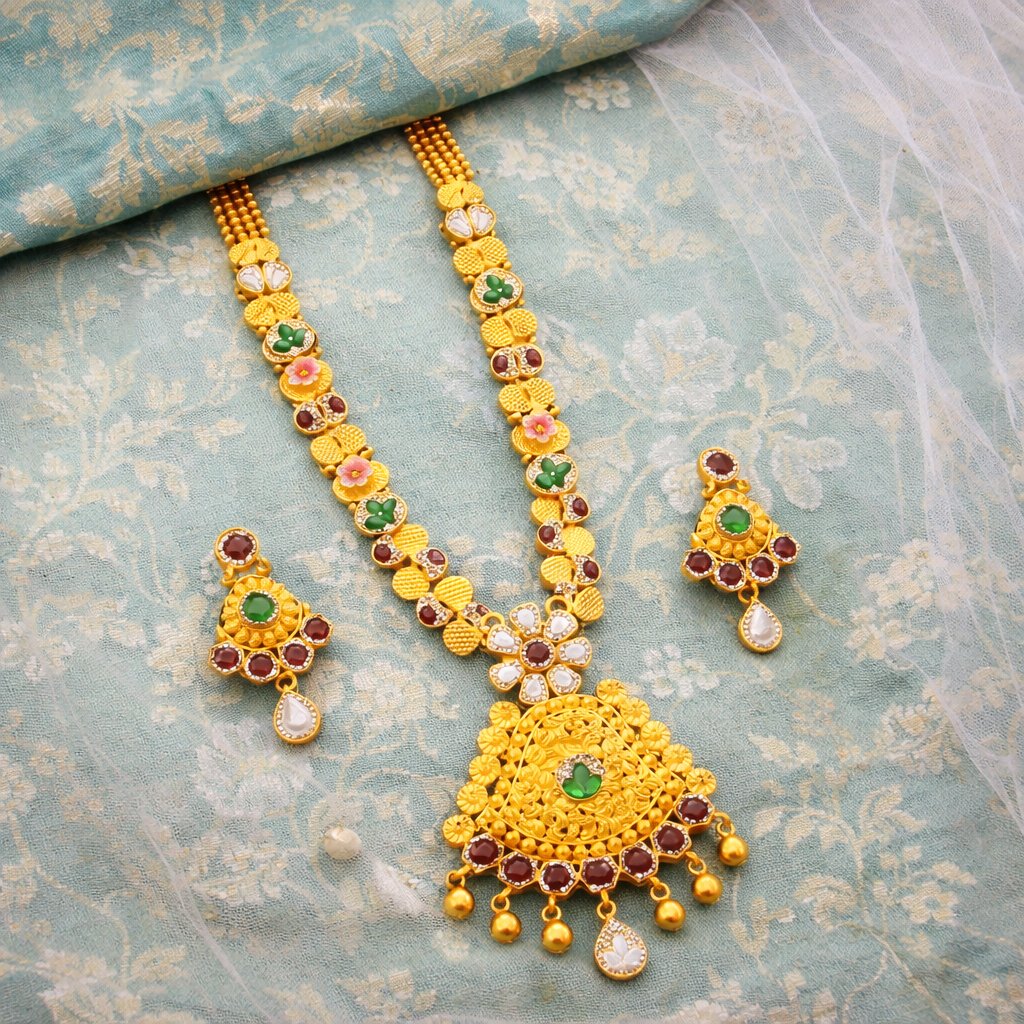 Alaknanda Rajpushp Haar Set