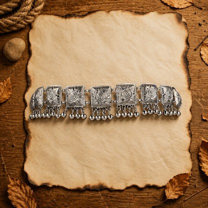 Garhwali Hansuli Ghunghru Rajat Choker