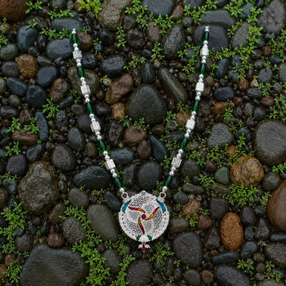 Nanda Vartika White Silver Mangalsutra