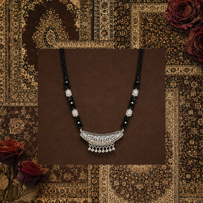 Jageshwari Rajnidhi White Silver Mangalsutra