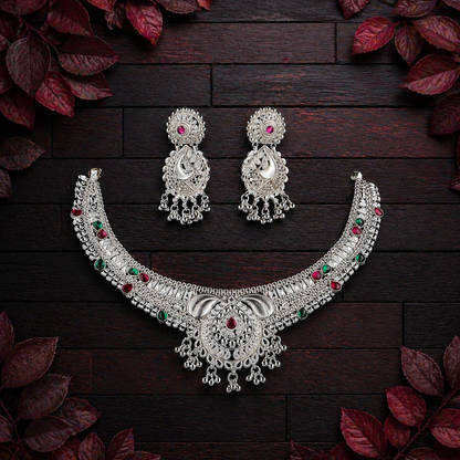 Garhwali Chandrika Rajat Haar Set