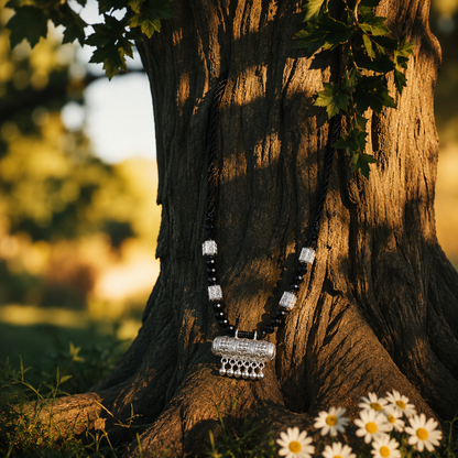 Kedarkanti Viraaj White Silver Mangalsutra