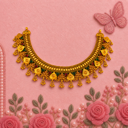 Pahadi Kanchan Jaal Necklace