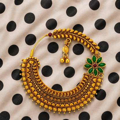 Nanda Kusum Gold-Plated Nath