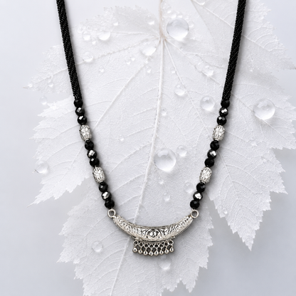Naini Himrekha White Silver Mangalsutra