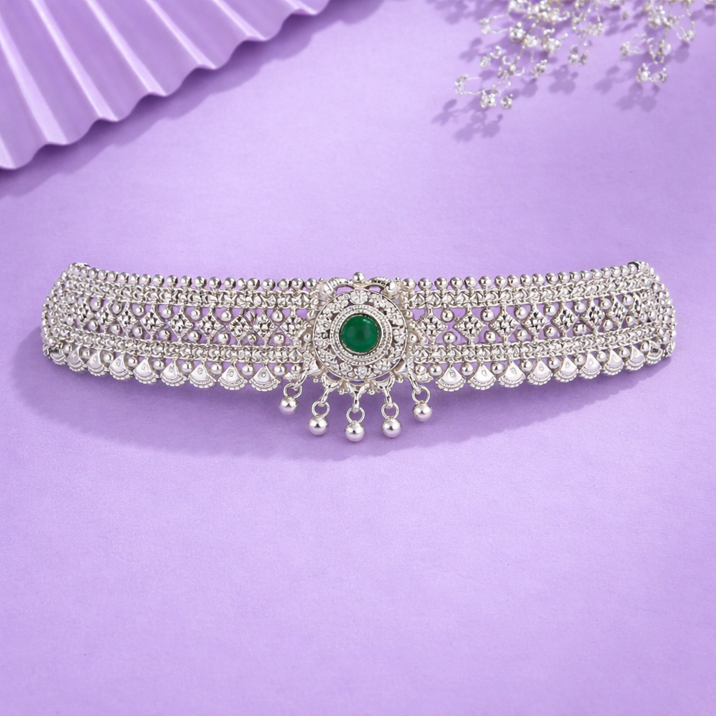 Garhwali PannaChandra Antique Silver Guloband