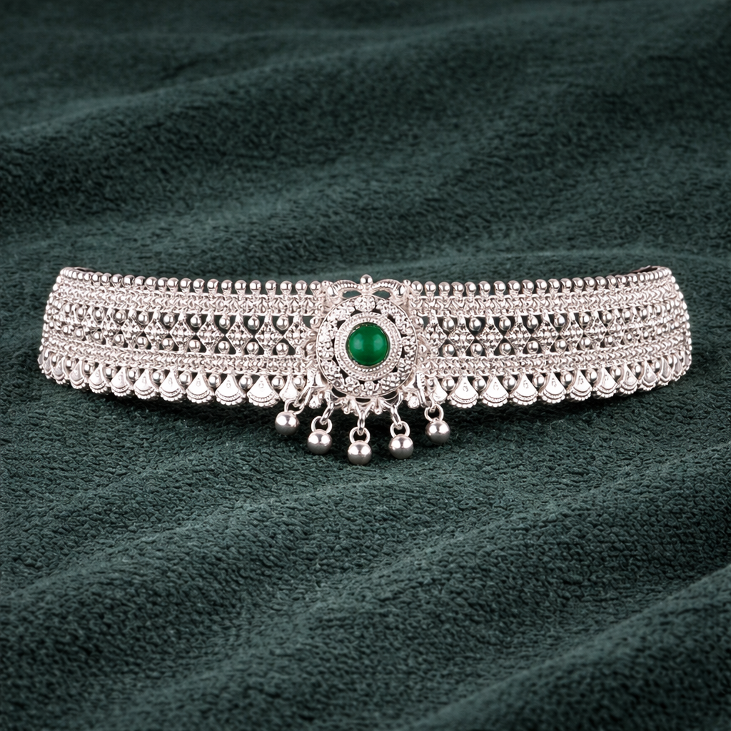 Garhwali PannaChandra Antique Silver Guloband