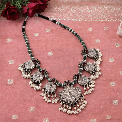 Kumaoni ChandraKiran Antique Silver Necklace