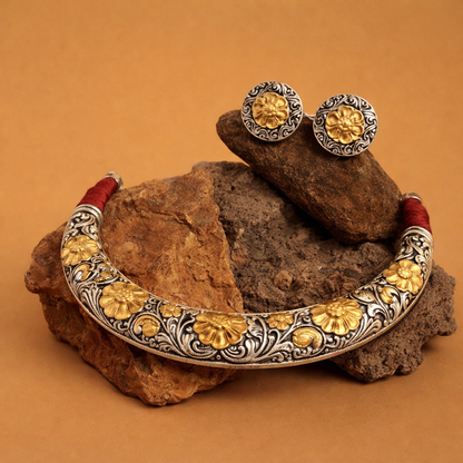 Nandaghati Pushp Hasuli Set