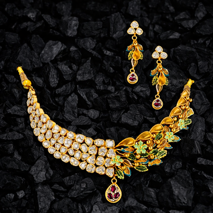 Kedara PushpKanti RajHaar Set