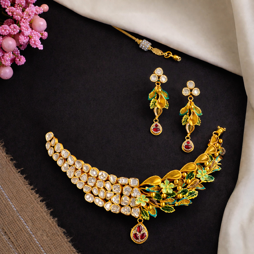 Kedara PushpKanti RajHaar Set