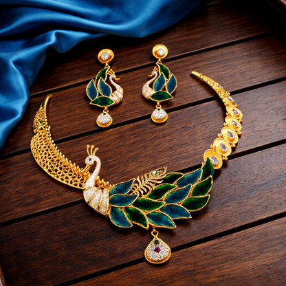 Mayura Devbhoomi Neelkanthi Haar Set