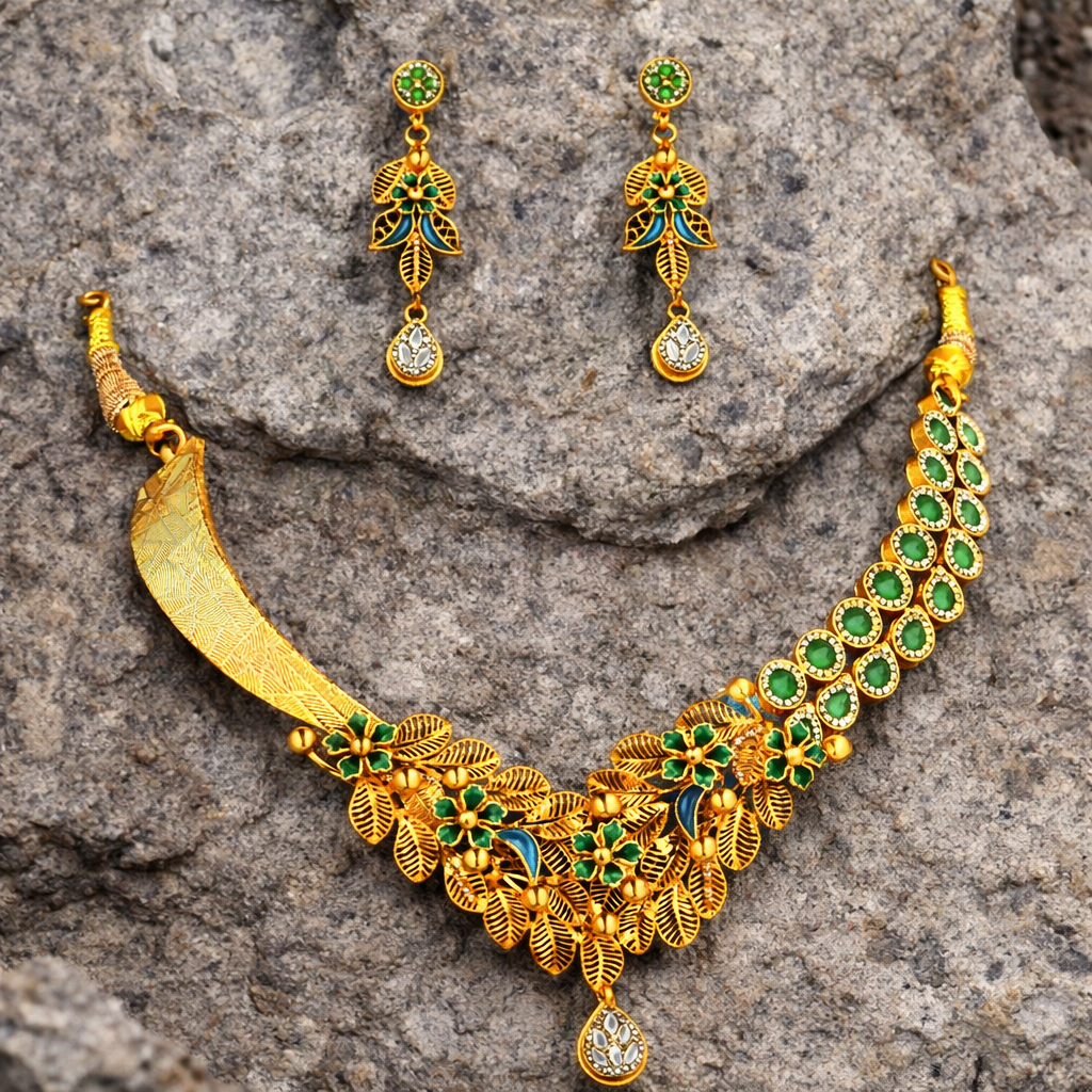 Panchachuli PannaValli RajHaar Set