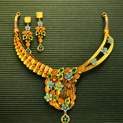 BrahmaKamal MayuraValli RajHaar Set