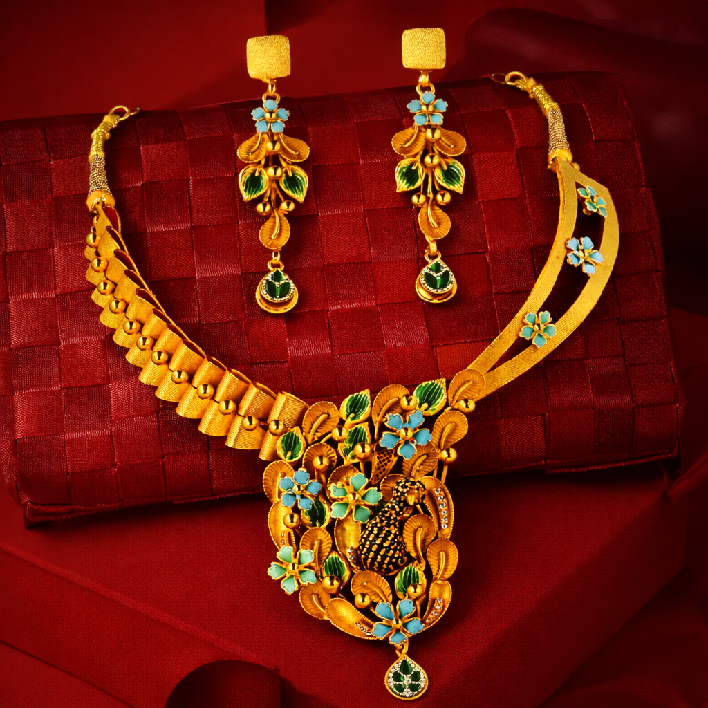 BrahmaKamal MayuraValli RajHaar Set