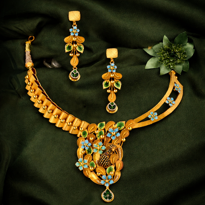 BrahmaKamal MayuraValli RajHaar Set