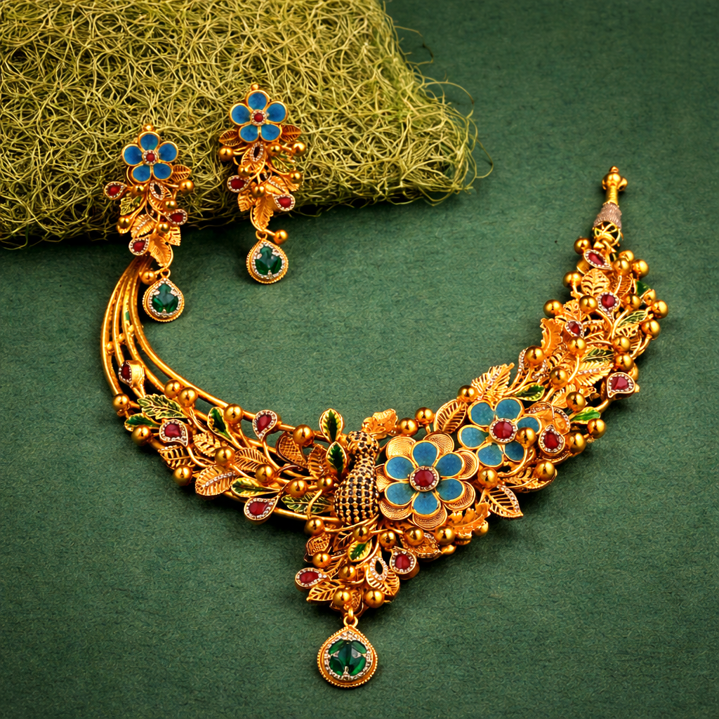 Devbhoomi MayurPushp Rajhaar Set